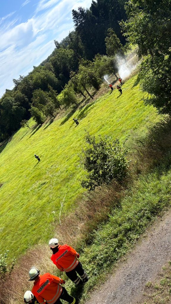 Übung der Kreisfeuerwehrbereitschaft 2 des Landkreises Hildesheim in Rotenkichen 11